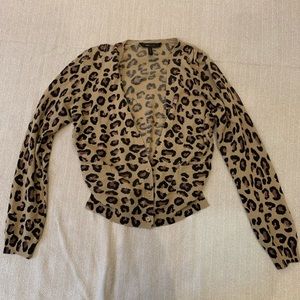 BCBGMaxAzria Leopard Cardigan